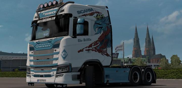 Ets Scania S The Griffin Skin V X Haulin Ats Ets Mods