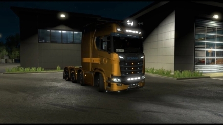 ETS Ad Abroll Scania Rjl By Fhj Transporte V X Haulin Ats Ets Mods