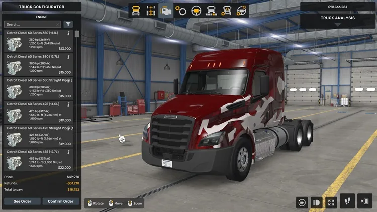 ATS 1.56 - Detroit Diesel 60 Series Engines Pack V2.4