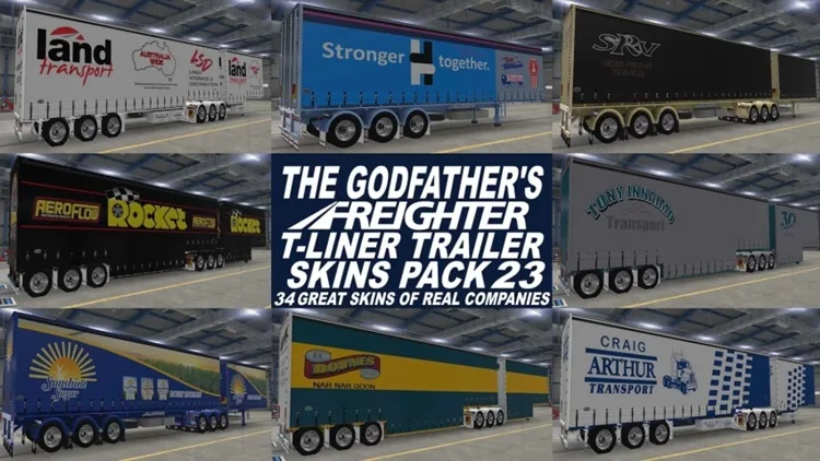 ATS 1.56 - Freighter T-Liner Skins Pack 23