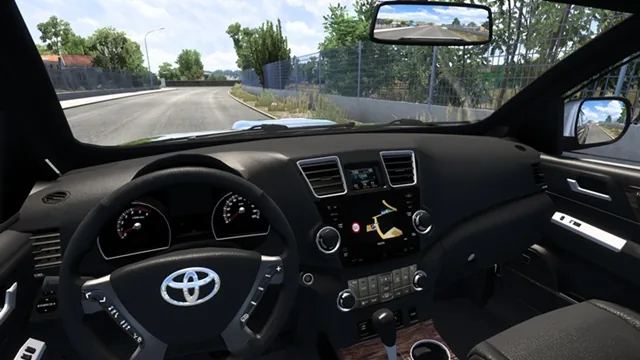 ETS2 Toyota Hilux 2015 interior view