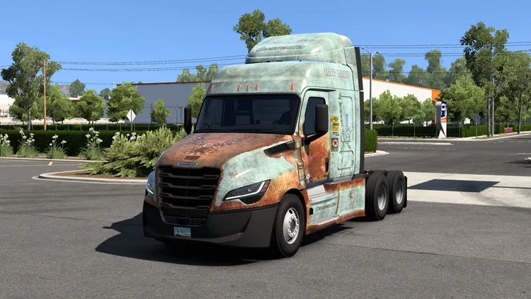ATS 1.58 - Freightliner Cascadia Rat-Look Skin V1.0