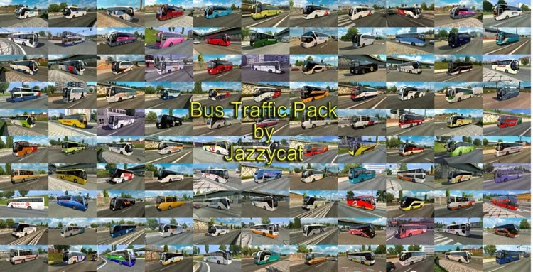 ETS2 1.60 Bus Traffic Pack V18.2