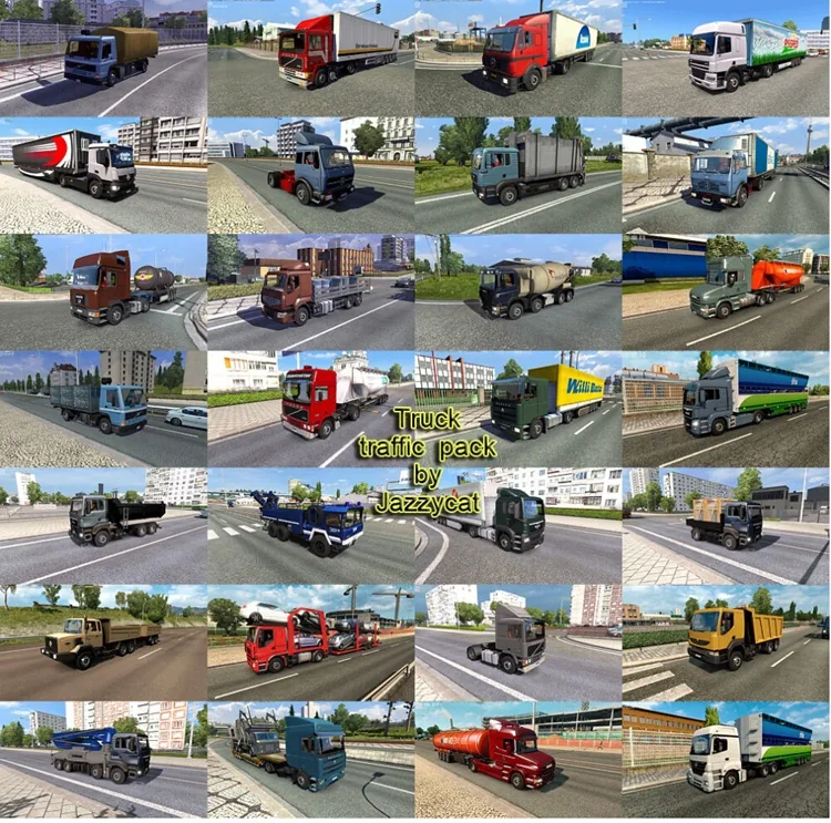ETS2 1.60 Truck Traffic Pack V9.1.19