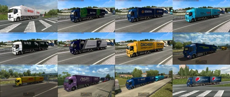 ETS2 1.60 Tandem Traffic Pack V2.3.14