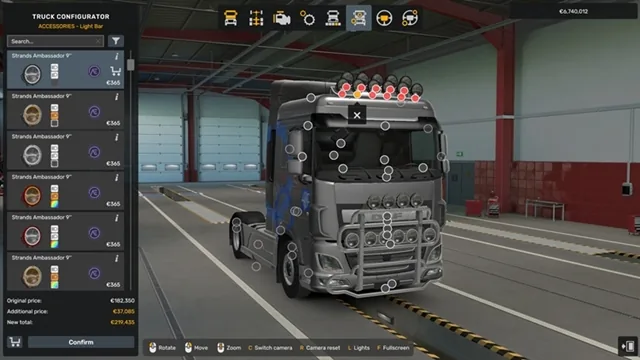 ETS2 1.58 - Strands Ambassador 9 LED Driving Light 02