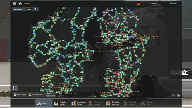 ETS2 1.61 Ultra Zoom Map