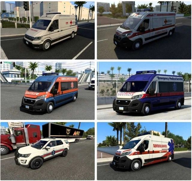 ATS 1.60 Emergency Vehicles Pack V1.3.1