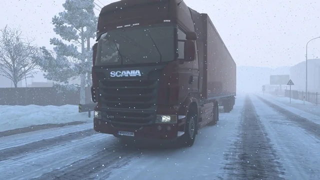ETS2 1.60 Frosty Winter Weather Mod V10.7