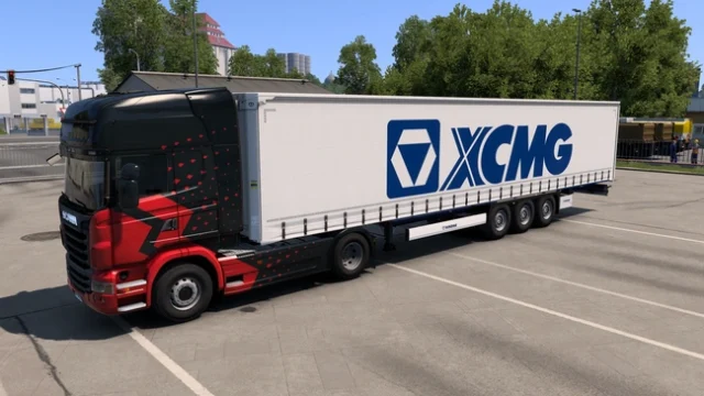 ETS2 1.61 Krone Profi Liner 8K XCMG XCA4000 Skin