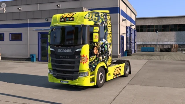 ETS2 1.60 Scania S Next Gen VR46 Skin V1.0