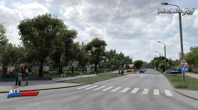 ETS2 1.60 RusMap Landscapе Addon V1.0