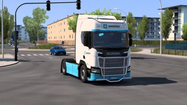 ETS2 1.61 Scania R 2016 Maersk Skin