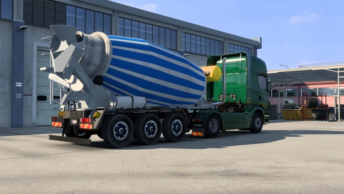 ETS2 1.60 Animated Cement Mixer Trailer