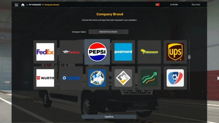 ETS2 1.61 Company Logos