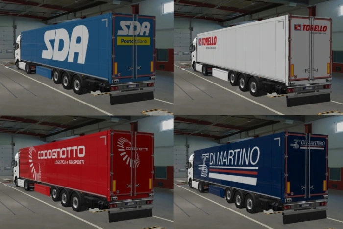 ETS2 1.60 Italian Logistics Trailer Skins