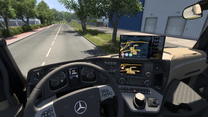 ETS2 1.60 Mirror Monitor V1.0