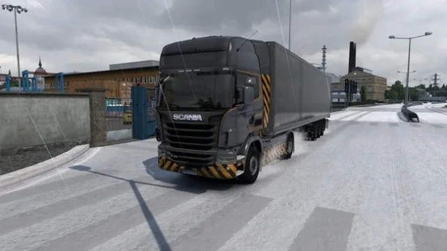 ETS2 1.60 Realistic Brutal Graphics & Weather Winter Snow V4.0