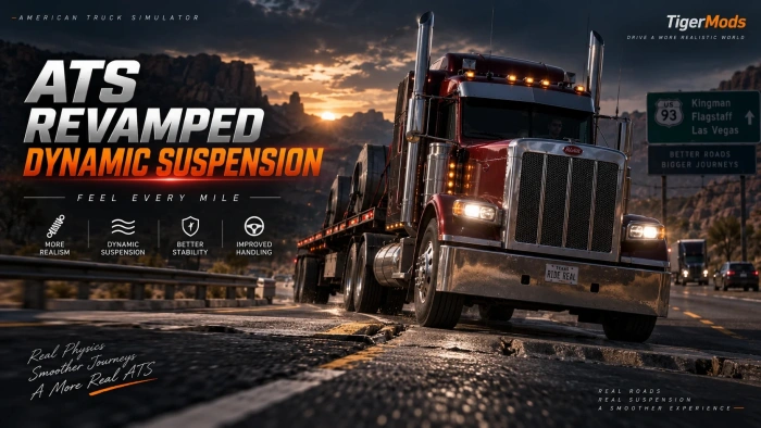 ATS 1.61 Revamped Dynamic Suspension V2.2.7.10