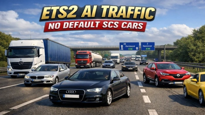 ETS2 1.61 AI Traffic No Default SCS Cars V1.3