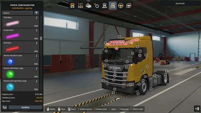 ETS2 1.61 All Trucks LED Tuning