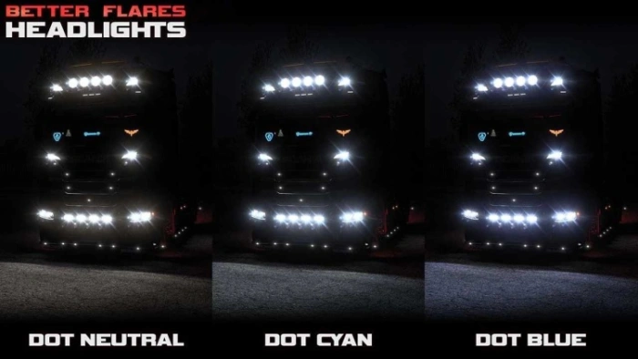 ETS2 1.61 Better Flares V4.8
