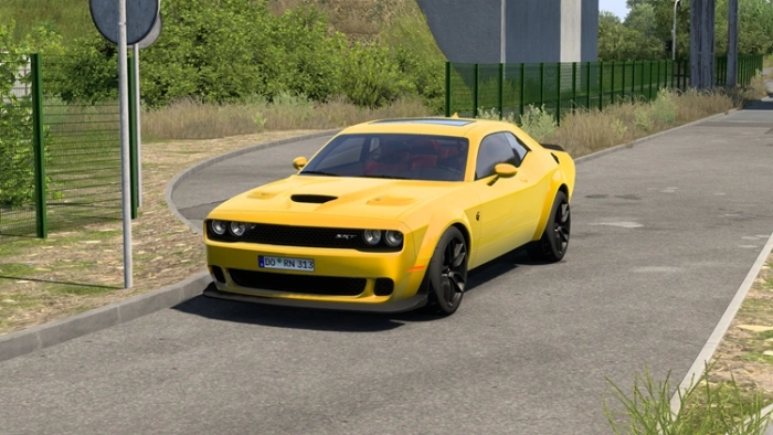 ETS2 1.61 Dodge Challenger SRT Hellcat Widebody 2018 V2.8