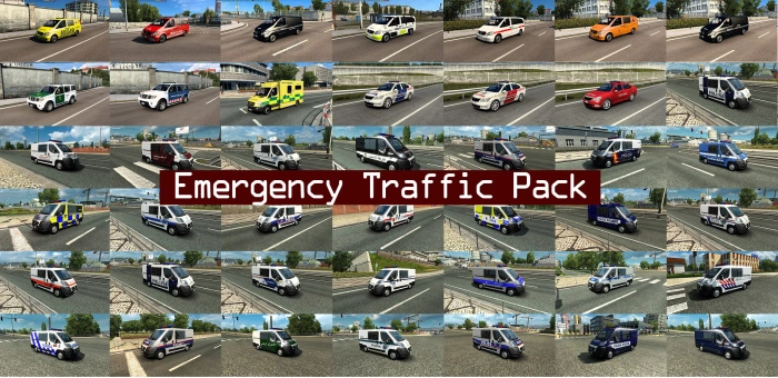 ETS2 1.61 Emergency Traffic Pack V1.2.19