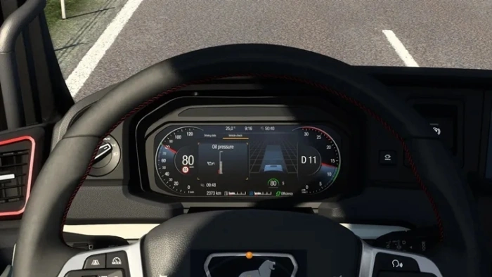 ETS2 1.61 MAN TGX 2020 Improved Dashboard V2.01