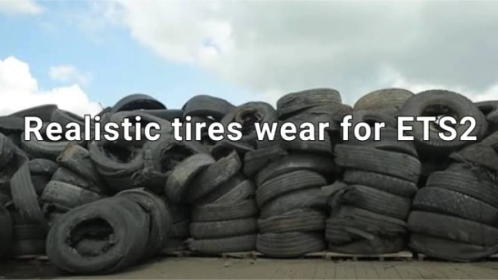ETS2 1.61 Realistic Tires Wear
