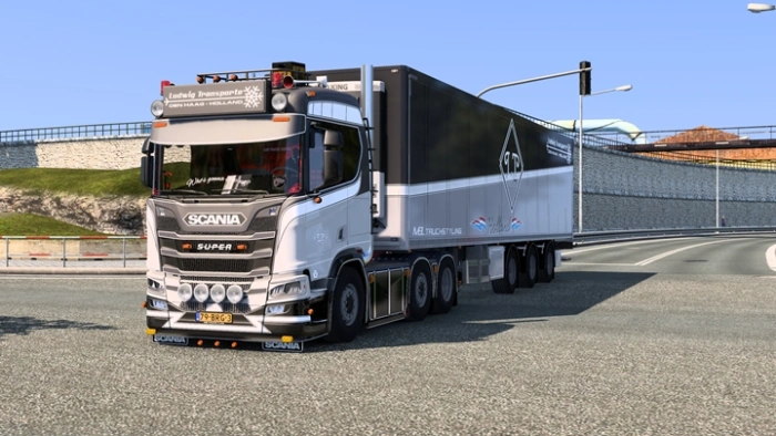 ETS2 1.60 Scania R590 Ludwig Transporte & Schmitz Trailer