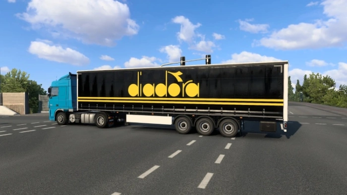 ETS2 1.60 30 Different Fashion Brands Trailers Traffic Mod