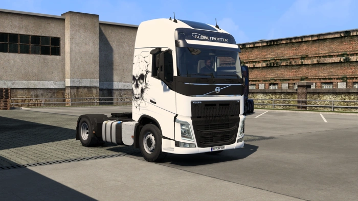ETS2 1.60 Volvo FH4 Skull Skin