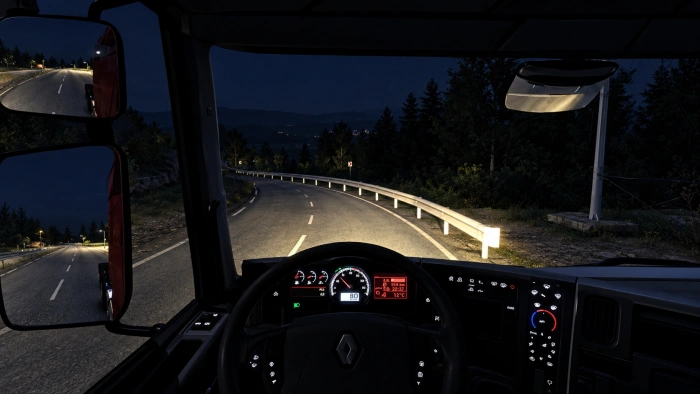 ETS2 1.60 Realistic Yellow Headlights V1.5