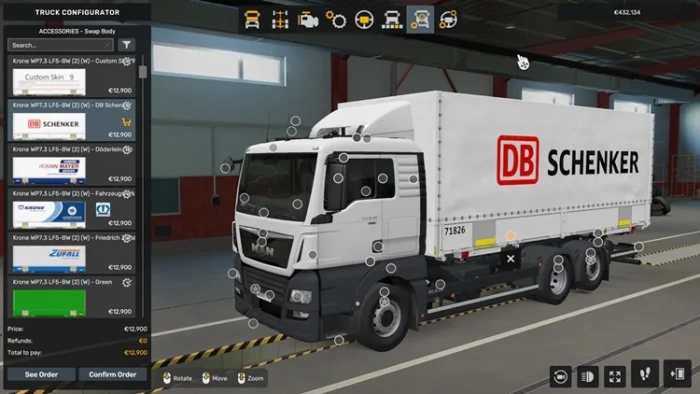 ETS2 1.61 Krone Swap Body Pack V1.4.6.6