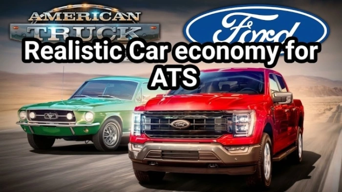 ATS 1.61 Realistic Car Economy Mod