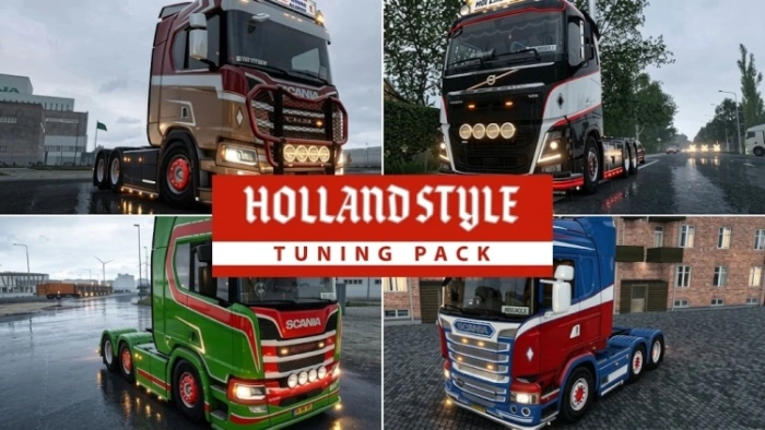 ETS2 1.61 Dutch Style Trucks Pack