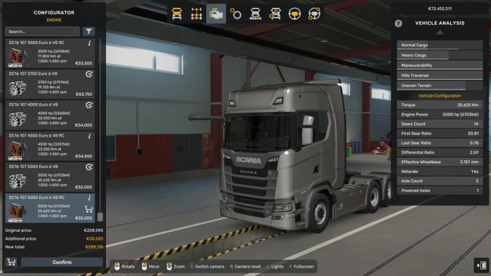 ETS2 1.61 Engine and Transmission Mods