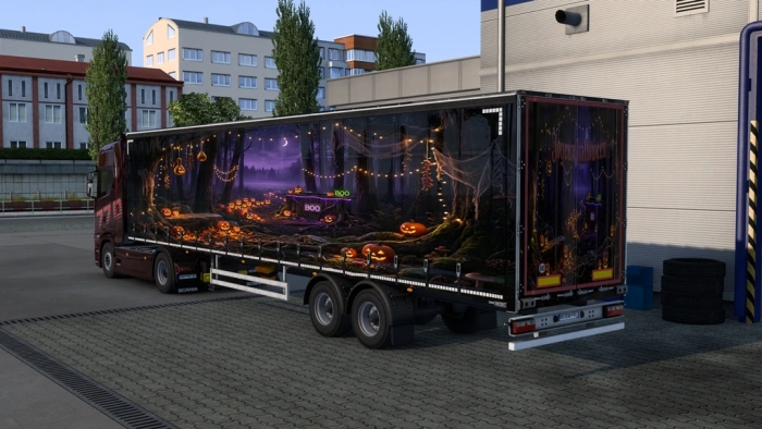 ETS2 1.61 Halloween Trailer Skin V1.0
