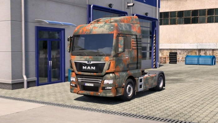 ETS2 1.61 Man Tgx Euro 6 Rust Skin