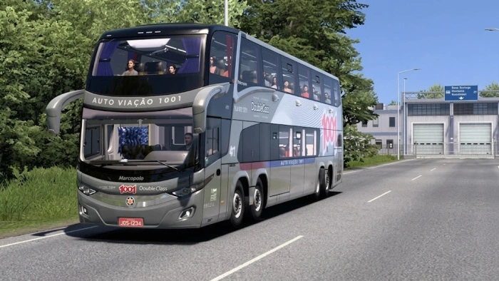 ETS2 1.61 Marcopolo New G7 1800 Bus