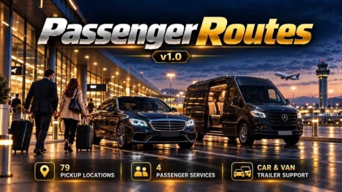 ETS2 1.61 Passenger Routes V1.0