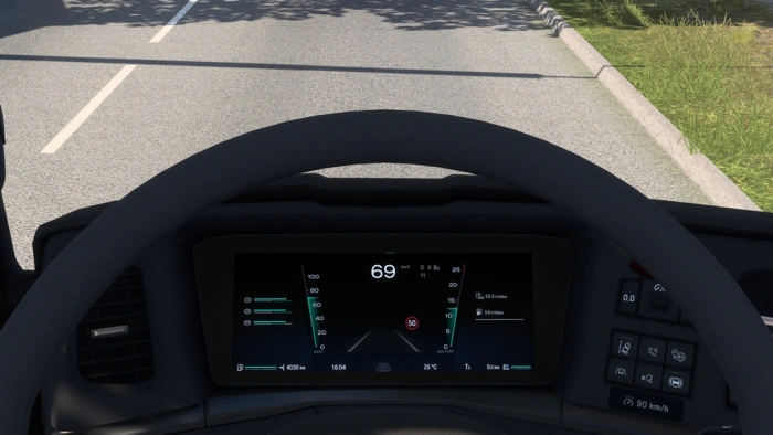 ETS2 1.61 Scania S Dashboard Add-on