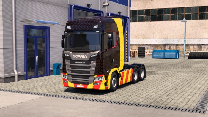 ETS2 1.61 Scania S H Load Skin