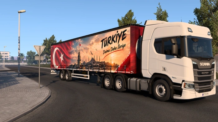 ETS2 1.61 Turkiye Trailer Wrap Skin
