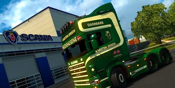 Ets 2 Karsten Jensen Scania Rjl 4 Series Skins Lightbox 1 30 X Truck Simulator Mods Ets2 Ats Mods