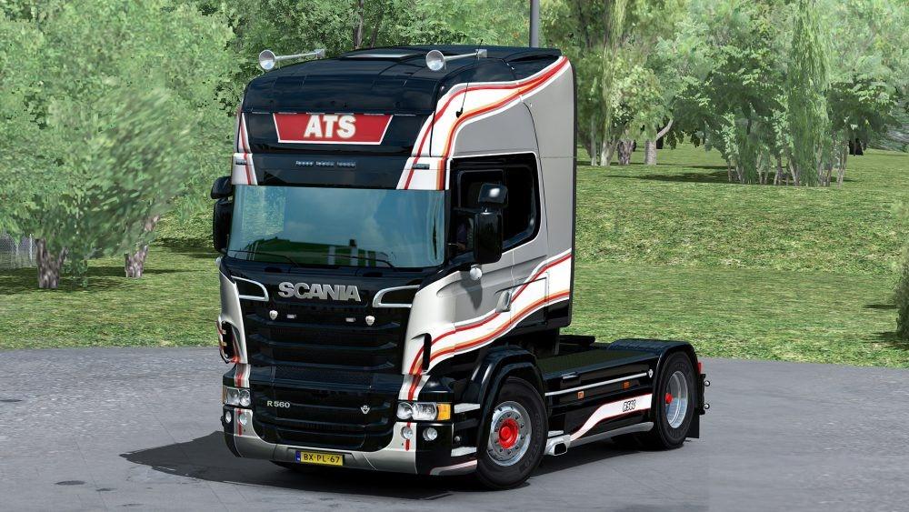 scania rjl andriessen transport service skin