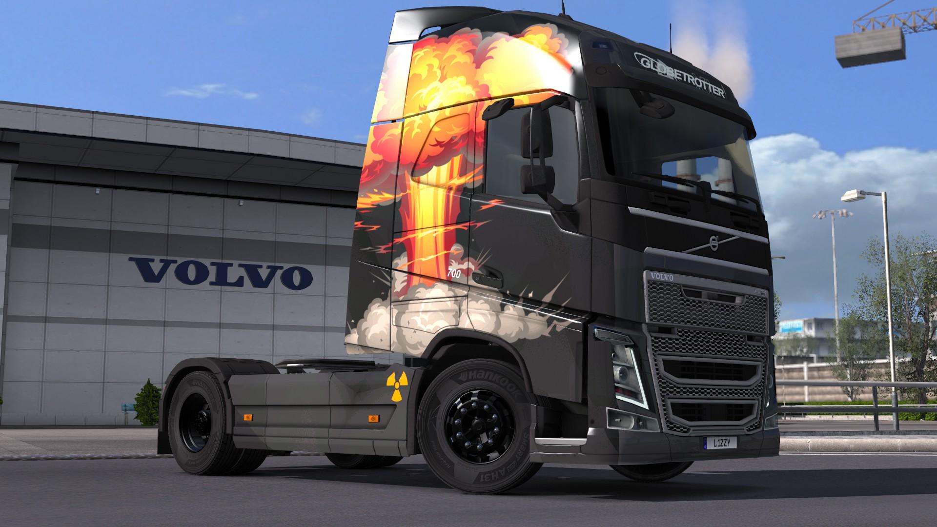 Ets Volvo Fh Mushroom Cloud Paintjob By L Zzy X