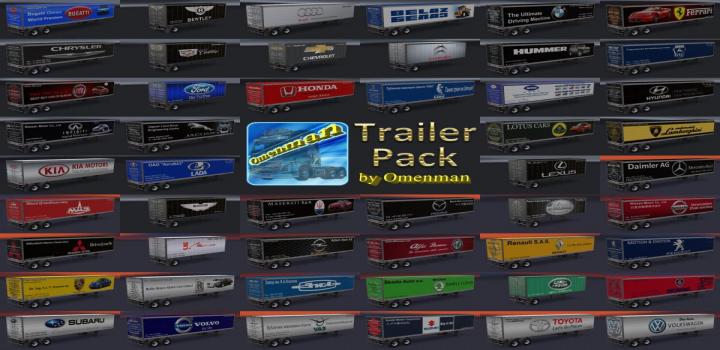 ATS - Trailer Pack Cars V1.02.00 (1.31.x) - Haulin, Ats, Ets2 Mods