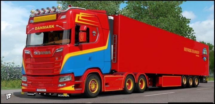 ETS2 - Scania S Next Generation Henrik Hansen Skin Pack V1.0 (1.30.x ...